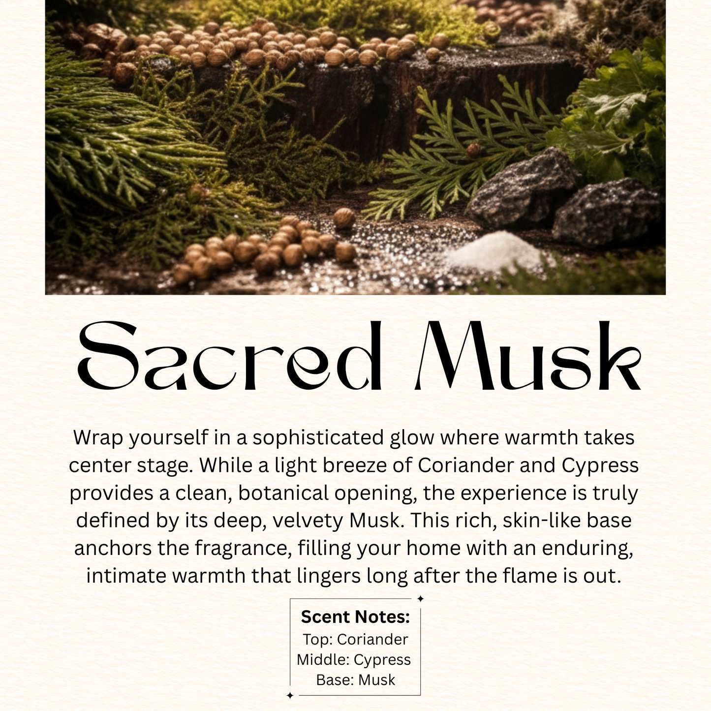 Sacred Musk Soy Candle