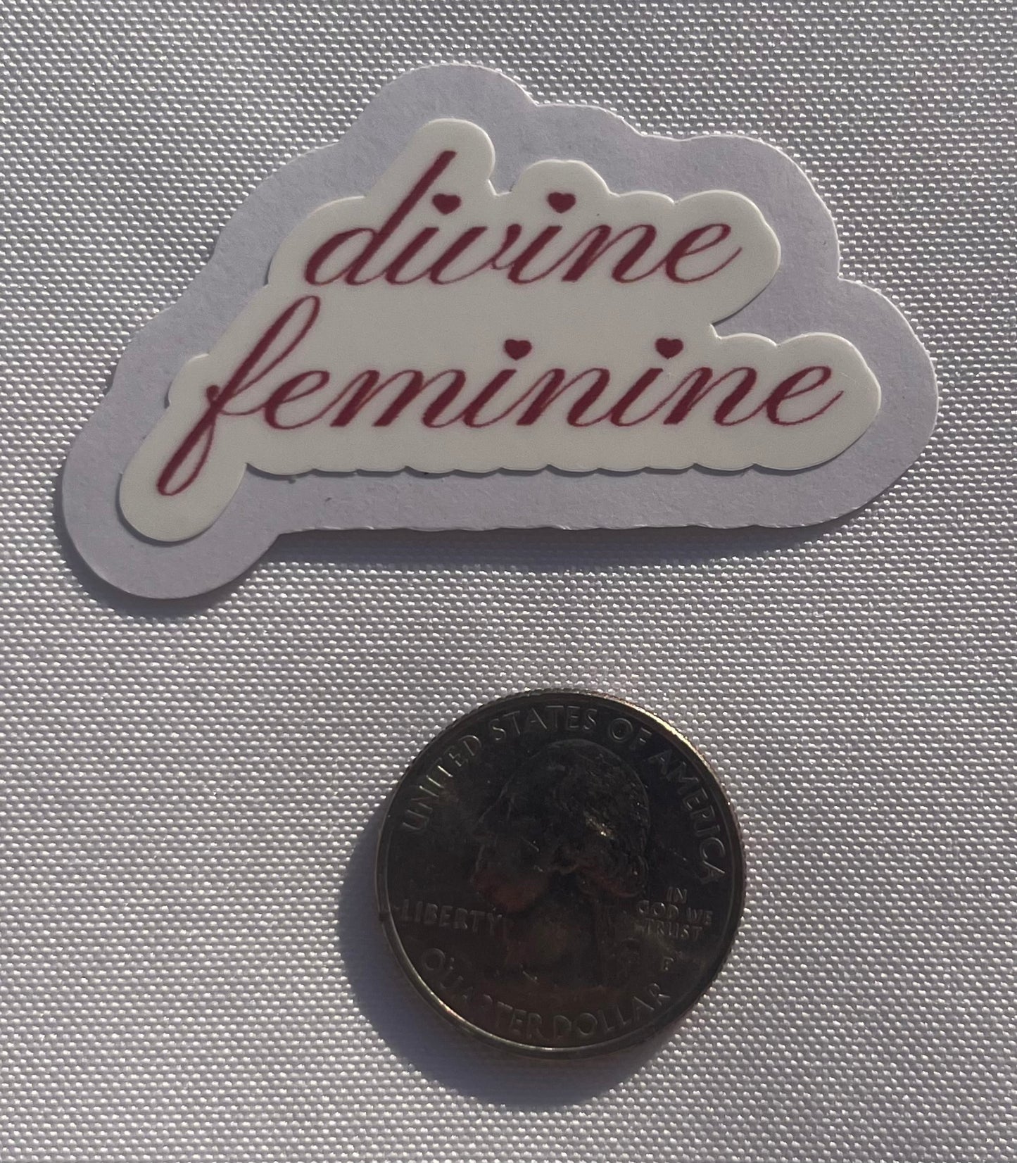 divine feminine vinyl sticker