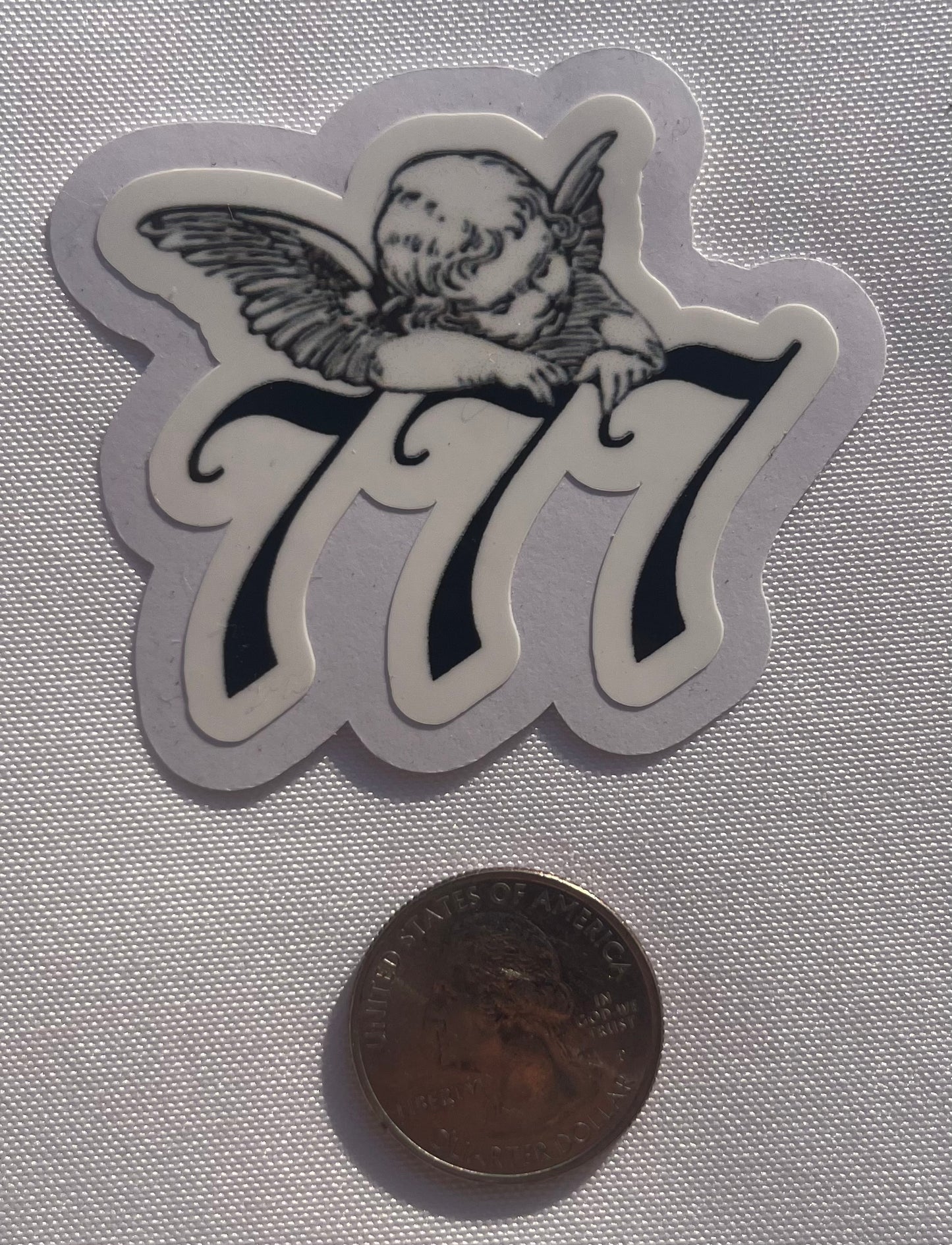 777 Angel Vinyl Sticker