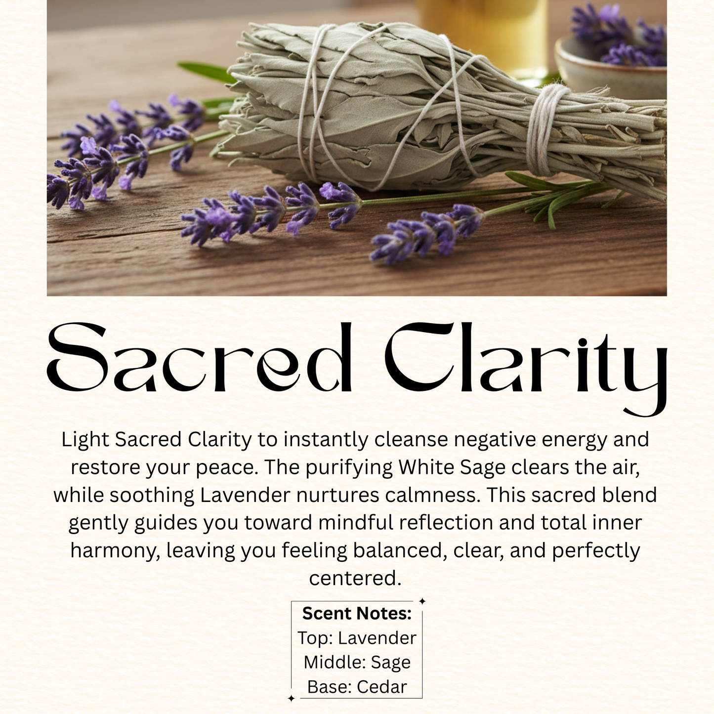 Sacred Clarity Soy Candle