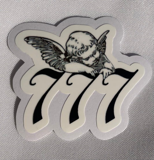777 Angel Vinyl Sticker