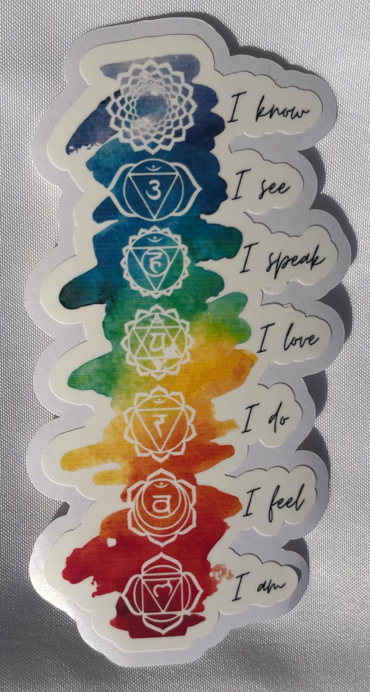 Chakra Vinyl Sticker