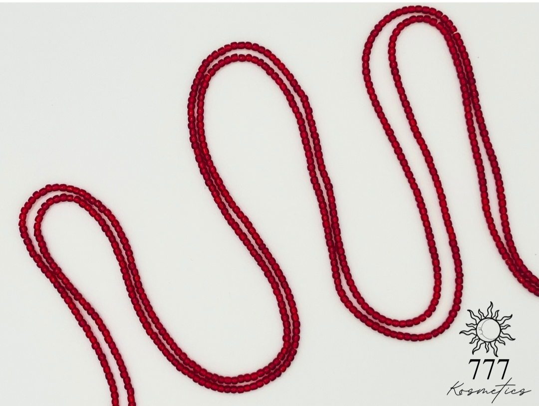 Red waist beads 