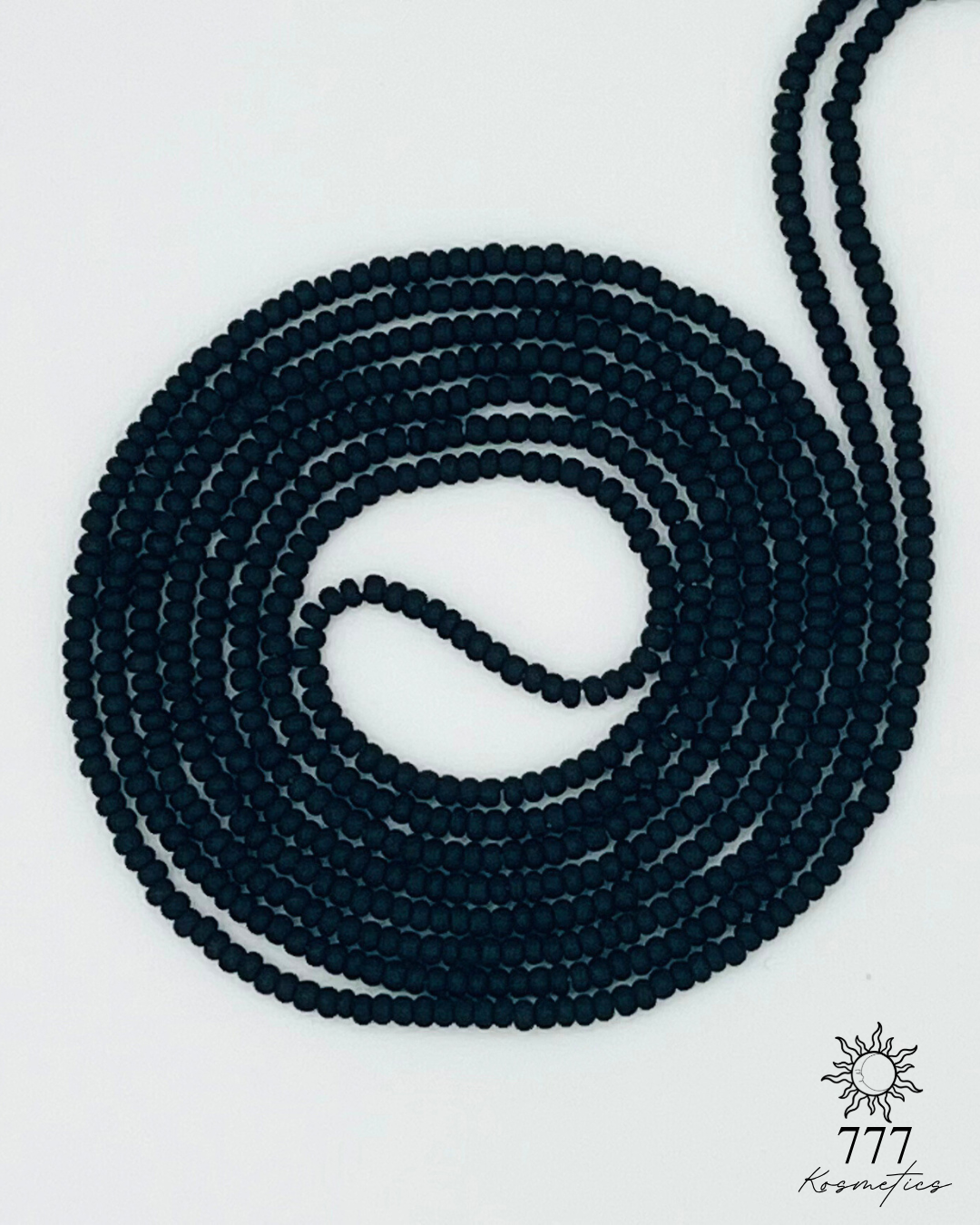 Matte Black Waist Beads