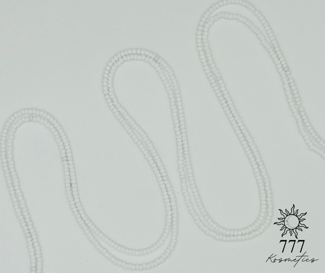 White Waist Beads 